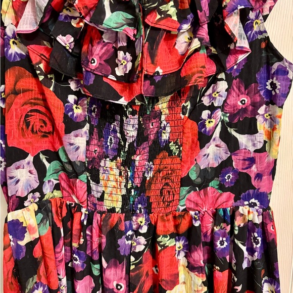 Ivy City Co Havana Dress Floral Ruffle Maxi XL NWT Romantic Vacation - Picture 6 of 7